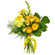 Желтый букет из роз и хризантем. Армения